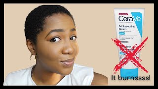 CERAVE SA SMOOTHING CREAM REVIEW  FOR ROUGH SKIN  tingling feeling [upl. by Melisenda]