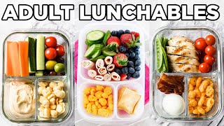 Healthy HighProtein Adult Lunchables for Work  Office Lunch Ideas by MOMables [upl. by Jeavons233]