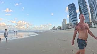 Broadbeach  Gold Coast  Beach Walk [upl. by Isolt]