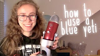 ASMR Instructions How to set up and use your Blue Yeti Microphone whispered 🎙❤️ [upl. by Ewens]