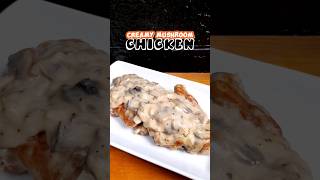 RESEP CREAMY MUSHROOM CHICKEN AYAM SAUS JAMUR resepantiribet cookingshorts masakansimple [upl. by Synn974]