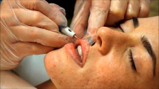 Permanent Makeup Lips procedure Before and After [upl. by Lsil]