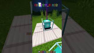 Minecraft Rainbow Beacon🌈 minecraft short [upl. by Lynnea]