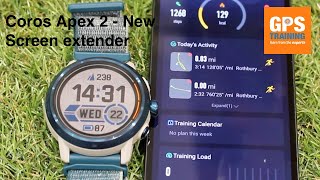 Coros apex 2  Screen Extender Screen Mirroring [upl. by Alan702]