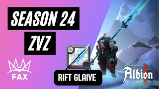 S24 FAX  Albion Online  ZVZ  Rift Glaive [upl. by Parette]