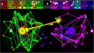 Core Destruction × Line Battle  in Algodoo [upl. by Aninnaig471]