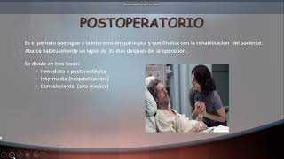 Cuidados pre trans y postoperatorios [upl. by Maurreen694]