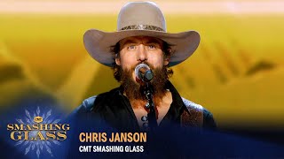 Chris Janson Performs quotIts A Little Too Latequot by Tanya Tucker  CMT Smashing Glass [upl. by Gariepy833]