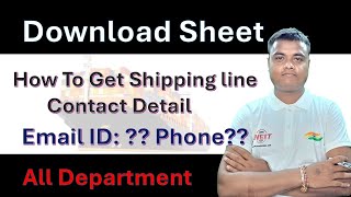 Shipping Line Contacts Detail  Import Export Trainer  Pravesh Forwarder [upl. by Porush]