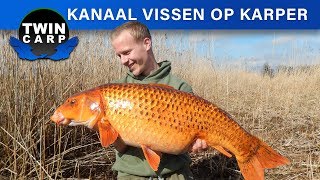 Karpervissen  BIZARRE VANGST  Kanaalvissen in het voorjaar  twincarpNL [upl. by Aldwin]