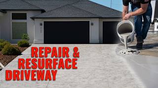 How to Resurface Your Driveway  StepbyStep Guide [upl. by Faludi601]