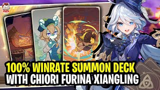 100 WINRATE Summon Deck in GITCG 51  Genshin TCG [upl. by Teece]