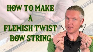 How to make a bow string [upl. by Wilkins278]