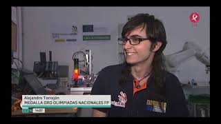 Entrevista Canal Extremadura SpainSkills 2019  Oro en Control Industrial [upl. by Annauqaj514]