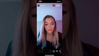 ZOE LAVERNE LIVE ABOUT HER AND CONNOR NOV 1 2020 [upl. by Tori]