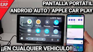 Pantalla ANDROID AUTO  Apple CAR PLAY inalámbricos para ¡¡CUALQUIER VEHÍCULO  Carpuride [upl. by Ariana]