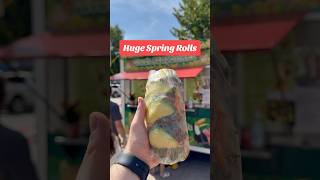 Huge Spring Rolls in Madison Wisconsin [upl. by Ellenar]