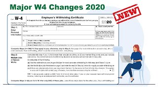 IRS has completely changed the Form W4  2020 Form W4  123PayStubs [upl. by Zaremski995]