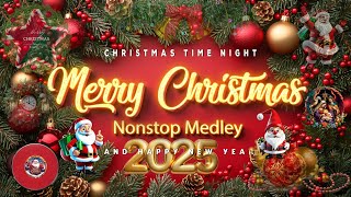 Nonstop Christmas Songs Medley 2025 🎄 Best Christmas Songs Of All Time 🎅 Christmas Time Night [upl. by Starobin]