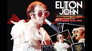 Elton John  Live in London December 24th  1974  Definitive Source Merge [upl. by Llennod]