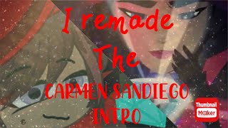 I remade the Carmen Sandiego intro  Gacha Club gcmv [upl. by Gallager]