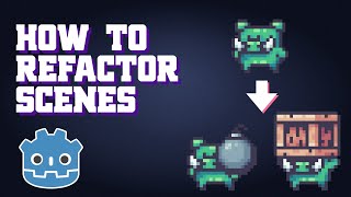 How to Change Scene Inheritance in godotengine [upl. by Bonneau]