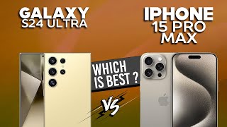 Samsung Galaxy S24 Ultra VS iPhone 15 Pro Max  Full Comparison ⚡Which one is Best [upl. by Akcired]