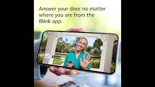 Blink Video Doorbell  Twoway audio HD video motion and chime app alerts and Alexa [upl. by Caresse635]