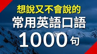 想說又不會說的常用英語短句1000句（简体／繁體字幕） [upl. by Buseck]