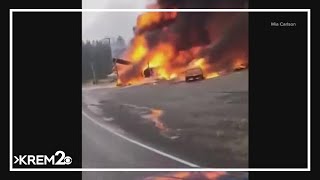 Gas station explodes in Cardiff Idaho [upl. by Aubigny]