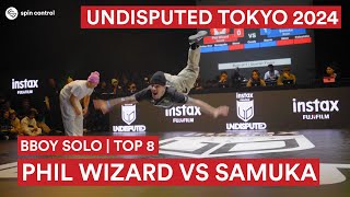 Phil Wizard VS Samuka  Bboy Top 8  Undisputed Tokyo 2024  Spin Control [upl. by Rehtaeh]