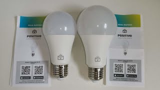 Smart Wifi Positivo de 9W e 10W  Diferenças entre as lâmpadas [upl. by Atiraj416]