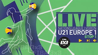 RELIVE  FIBA 3x3 U21 Nations League 2024  Europe 1  Stop 1 [upl. by Arondell]