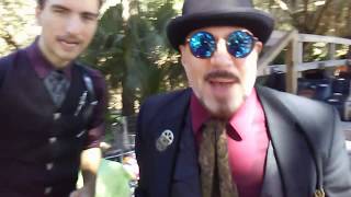 Vlog Steampunk Just a Walkthrough of Event Merchants Mt Dora [upl. by Eirffej]