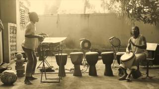 Khalifa and Bassidi Koné  Djembe and Balafon Duet Dec 2015 [upl. by Rediah]