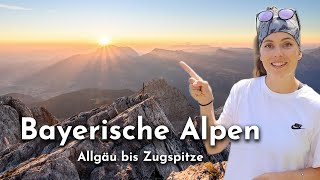 Die 7 schönsten Bergtouren in den Bayerischen Alpen in Deutschland [upl. by Penn]