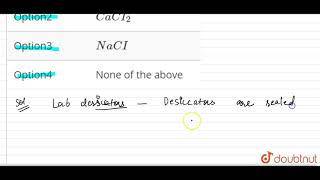 Of the following the commonly used as a laboratory desiccator is [upl. by Sregor]