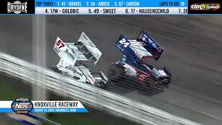 Knoxville Raceway 410 Highlights  The One and Only Night 2  August 14 2020 [upl. by Llertniuq]