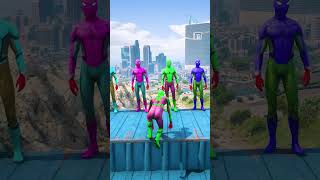 GTA 5 Epic Water Ragdolls  SpiderMan Jumps  Fails ep3039 shorts [upl. by Retluoc841]