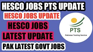 PTS Hesco ALM jobs update 2020  PTS update  Hesco jobs update  hesco jobs update 2020 [upl. by Tuchman25]