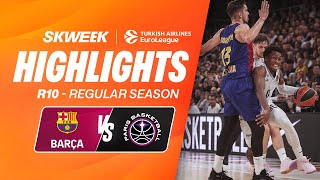 PARIS VEUT CONQUÉRIR 🤩 LEUROPE   Paris vs Barcelone  Highlights EuroLeague J10 [upl. by Lairbag41]