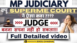 MP Judiciary  Supreme Court Latest Order  MP Civil Judge New Eligibility 2024  SC Judgement [upl. by Asil]