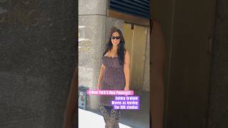 Ashley Graham is all smiling as leaving Access Hollywood in NYC shorts fashion newyork [upl. by Eveline]