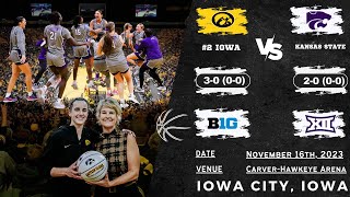 No 2 Iowa vs Kansas State  NCAA Womens Basketball  111623 [upl. by Artus724]