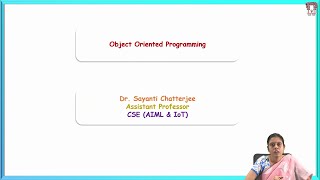 Dr Sayanti Chatterjee  CSE AIML amp IOT  VNR VJIET [upl. by Guenevere]