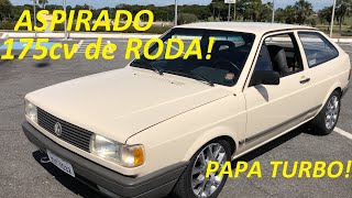 GOL ASPIRADO 175CV DE RODA VERDADEIRO SLEEPER PAPA TURBO [upl. by Meri]