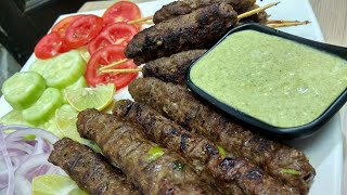 Seekh Kabab Recipe  old Delhi famous seekh Kabab recipe in 2 ways [upl. by Jecoa]