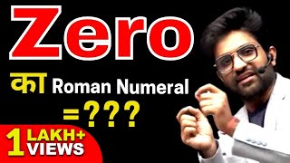 Zero का Roman Numeral क्या होता है   Bhannat Maths [upl. by Mensch]