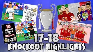 🏆UCL KNOCKOUT STAGE HIGHLIGHTS🏆 20172018 UEFA Champions League Best Games and Top Goals [upl. by Anih]