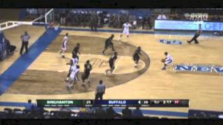 Binghamton University Mens Basketball vs Buffalo 12232013 [upl. by Tandy176]